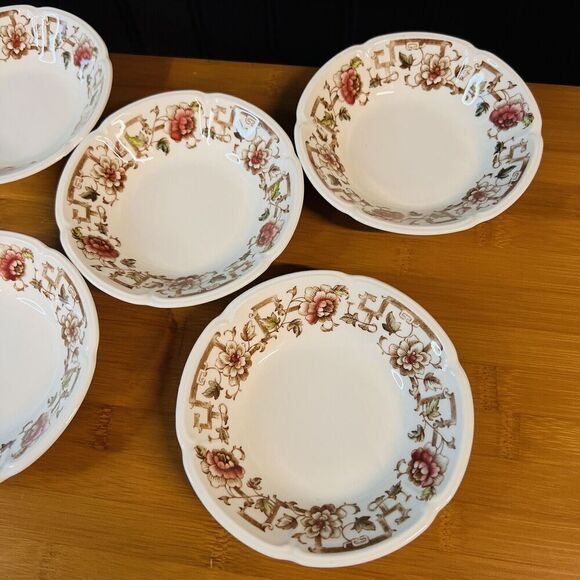 5 Johnson Brothers INVERNESS Windsor Ware Fruit Berry Ice Cream Cereal Bowl Vntg - Picture 6 of 11